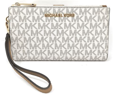 michael kors jet set travel tech continental wristlet|mk double zip wristlet.